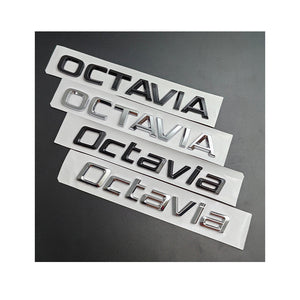 Emblème pour skoda coffre arrière de voiture