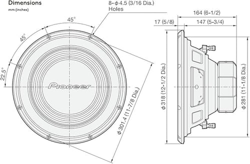 BOUMEUR PIONEER TS-A300S4 [1500W]