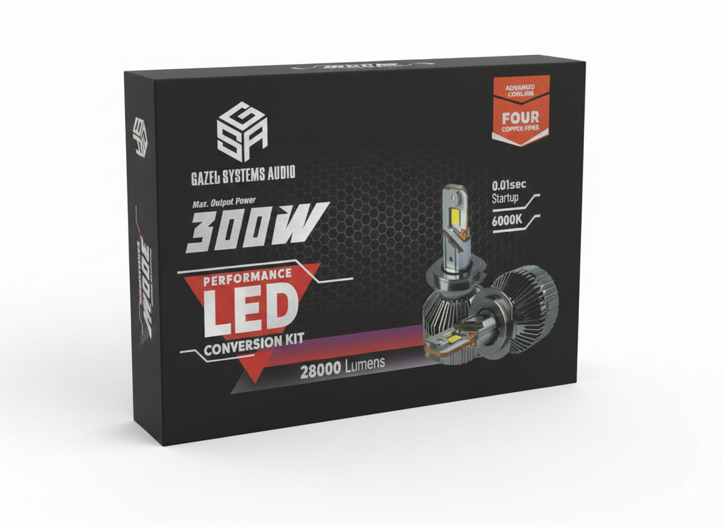 LED Headlight GAZEL SYSTEMS AUDIO H4