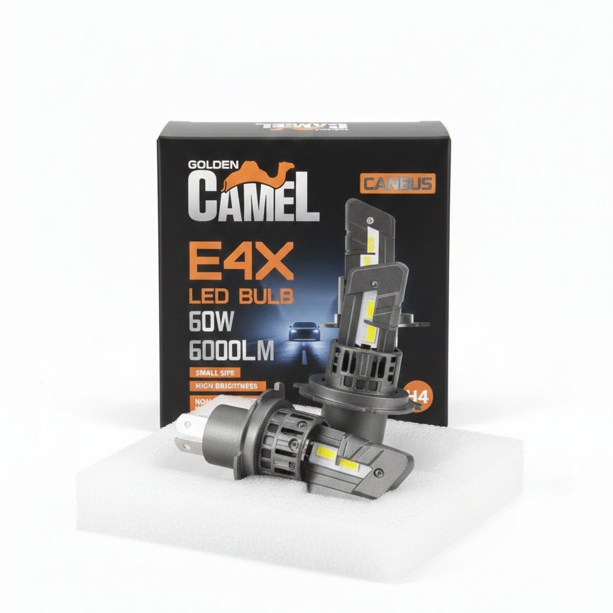 LED Headlight GOLDEN CAMEL E4X H4