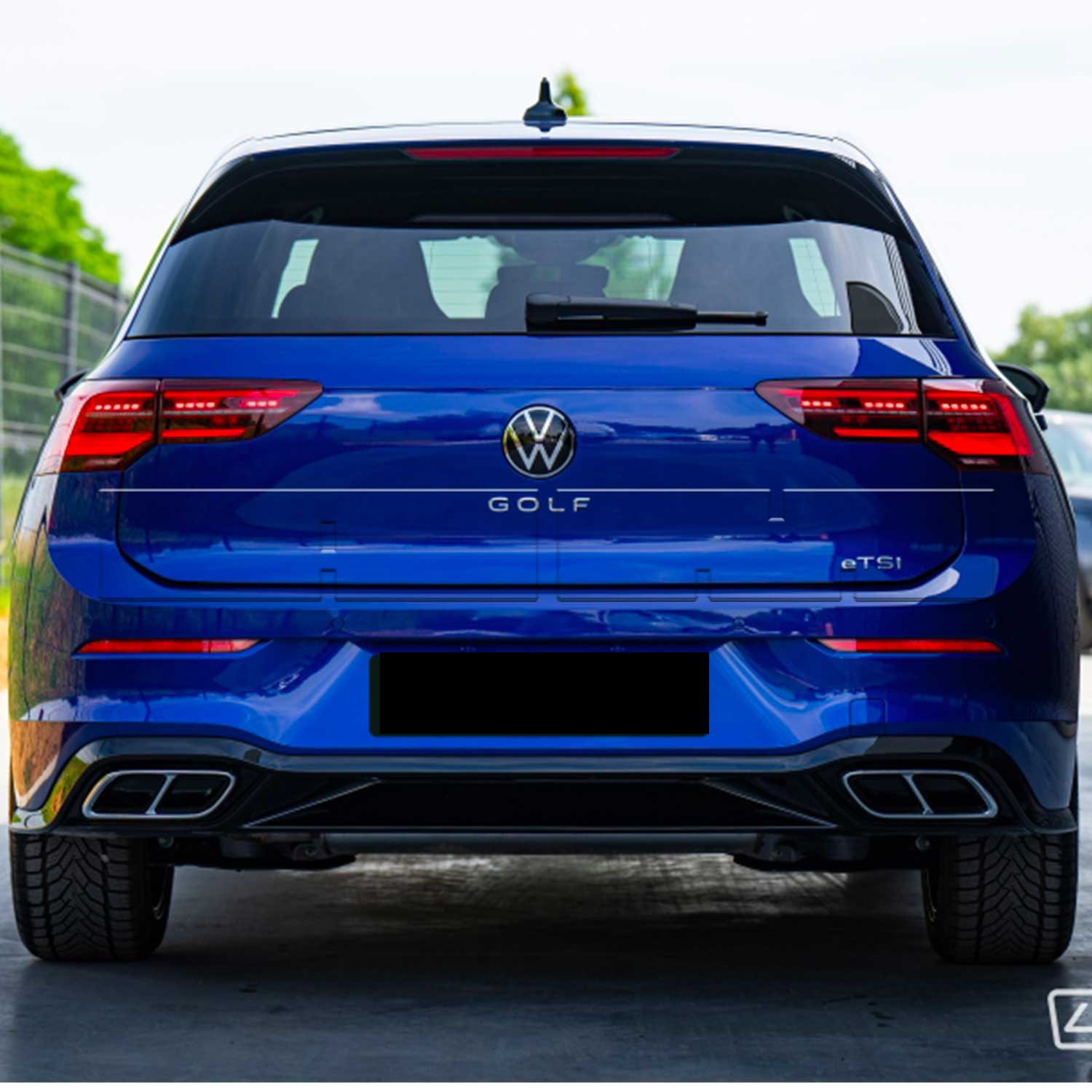 Diffuser arrière golf 8 rline