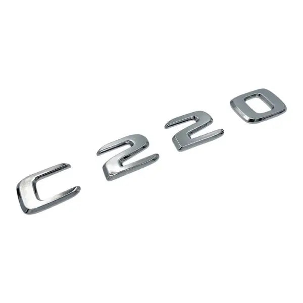 Emblème chromé C200 pour coffre arrière de voiture