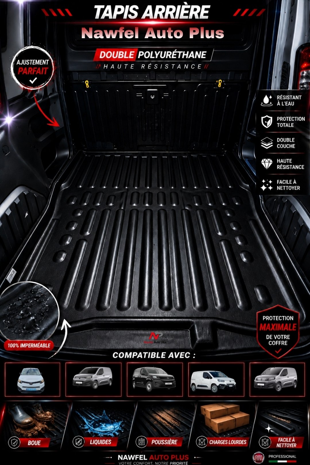 TAPIS ARRIERE NAWFELAUTOPLUS