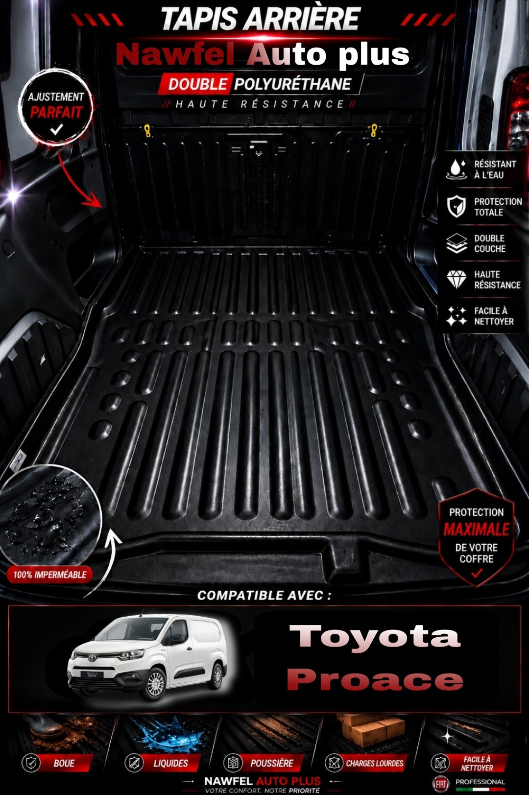 TAPIS ARRIERE NAWFELAUTOPLUS