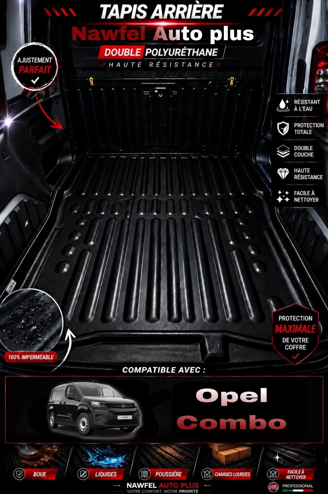 TAPIS ARRIERE NAWFELAUTOPLUS