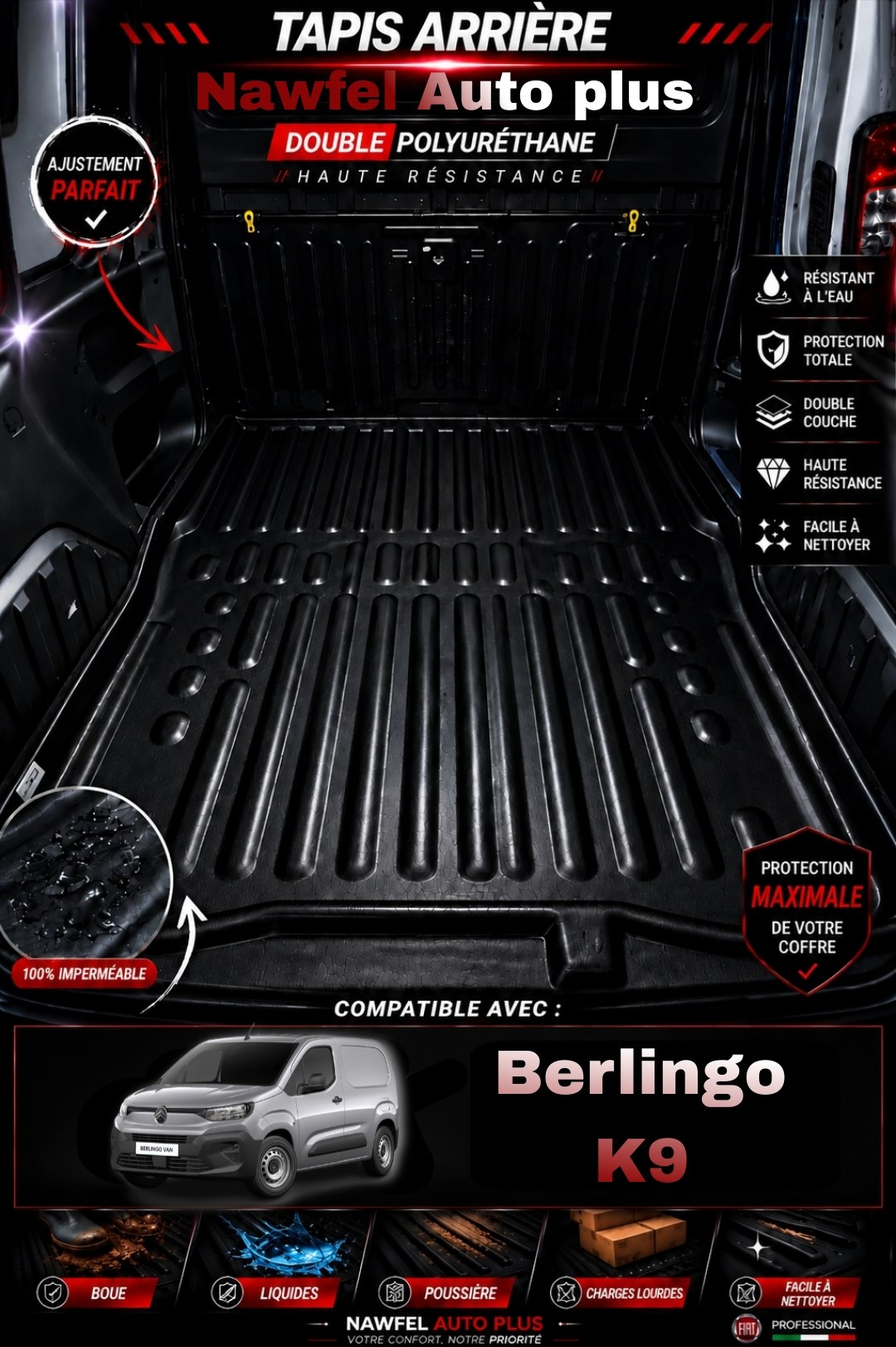 TAPIS ARRIERE NAWFELAUTOPLUS