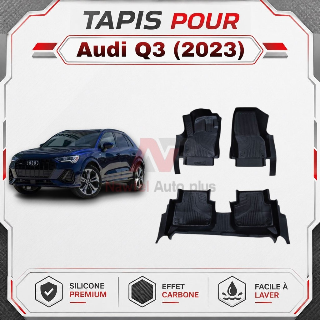 Tapis Voiture-7D -سهلة التنظيف-حماية كامل -مضادة للانزلاق