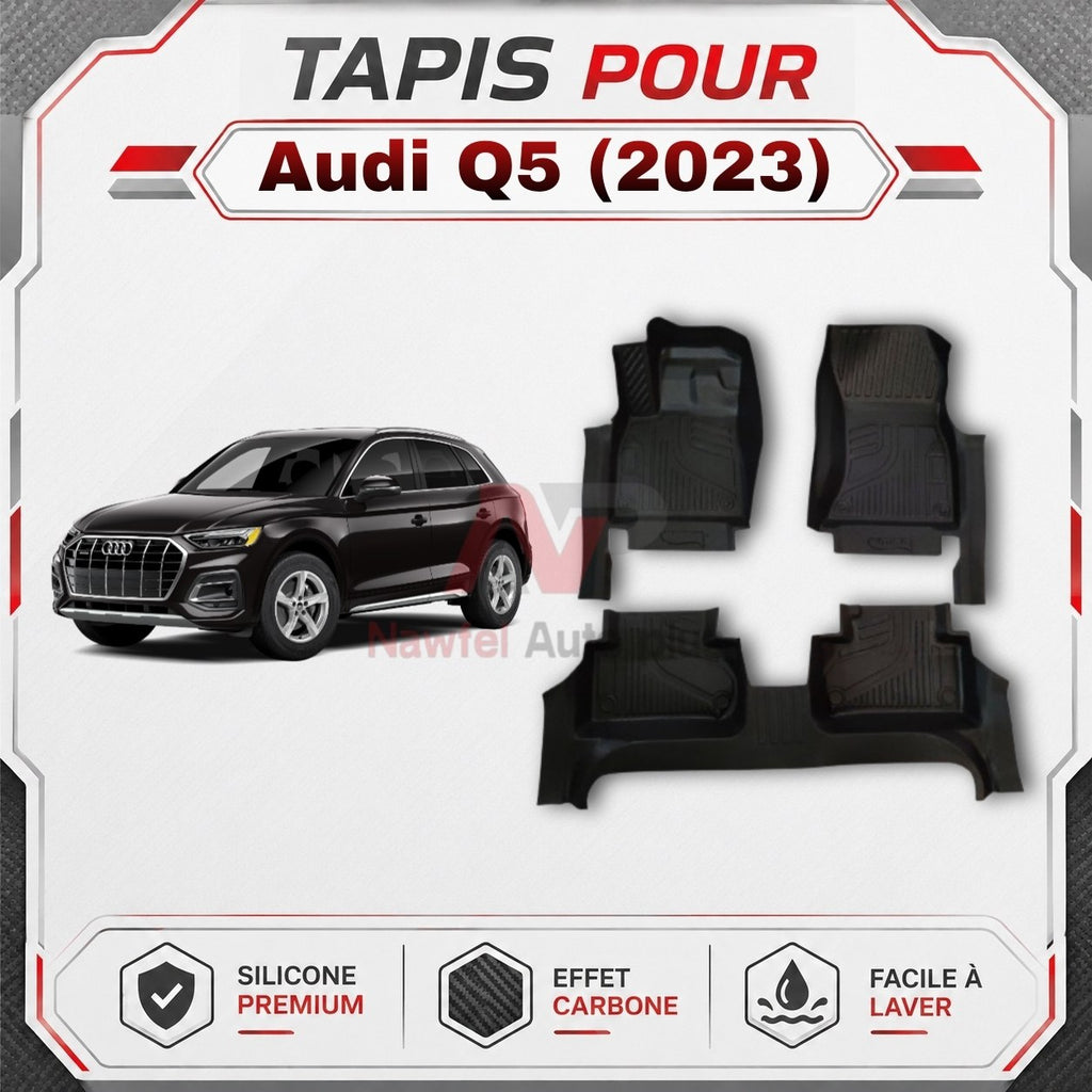 Tapis Voiture-7D -سهلة التنظيف-حماية كامل -مضادة للانزلاق