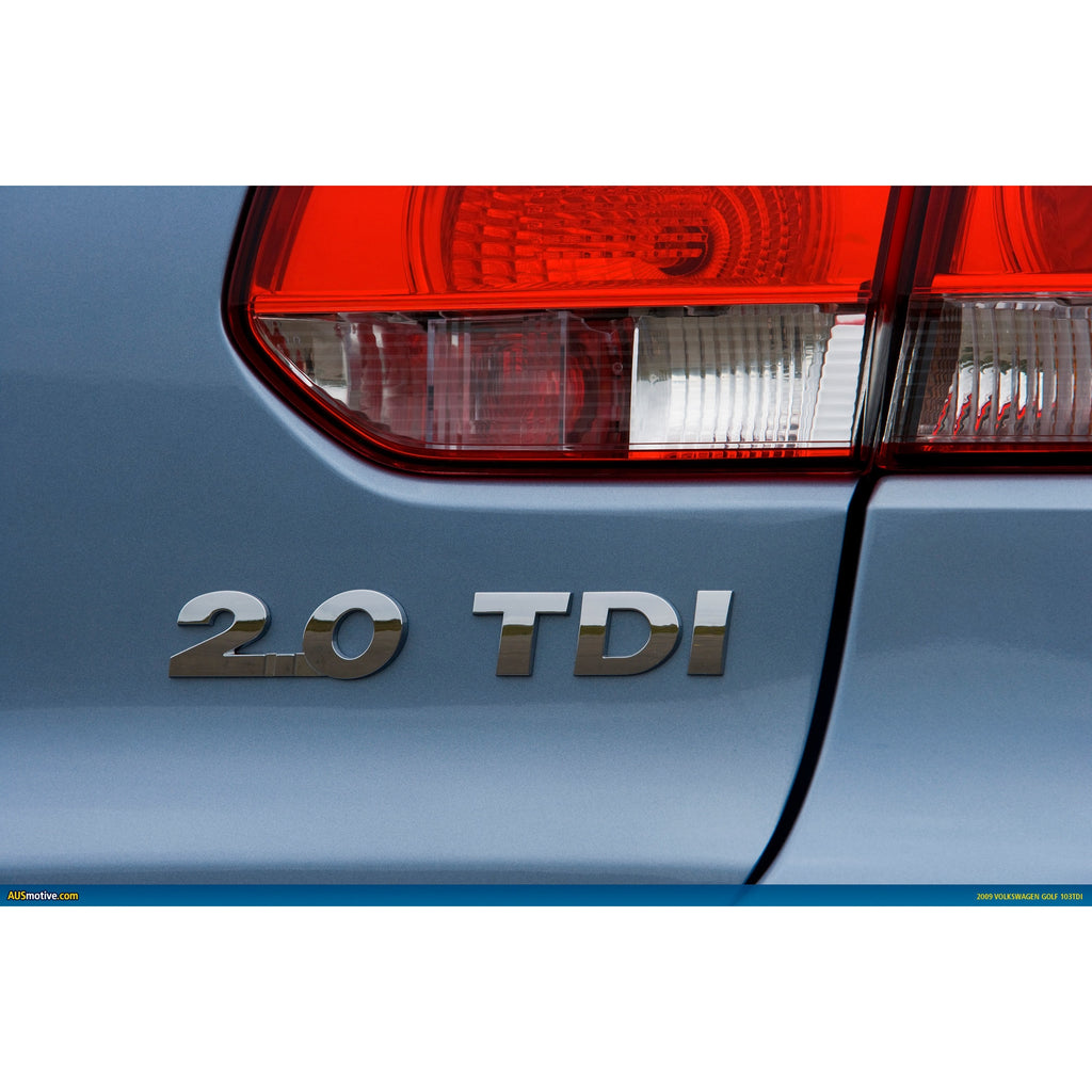 Emblème chromé 2.0TDI pour coffre arrière de voiture