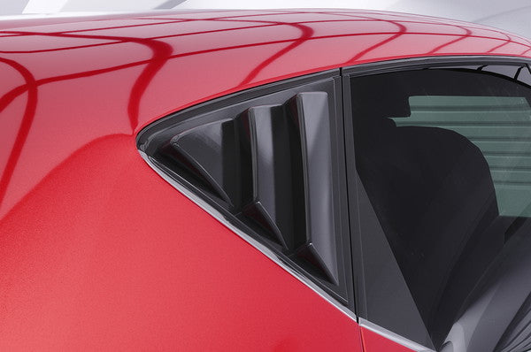 Couverture de Stores triangulaires for vitres arrière leon