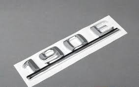 Emblème chromé 190E pour coffre arrière de voiture