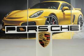 emblème pour porsche coffre arrière de voiture