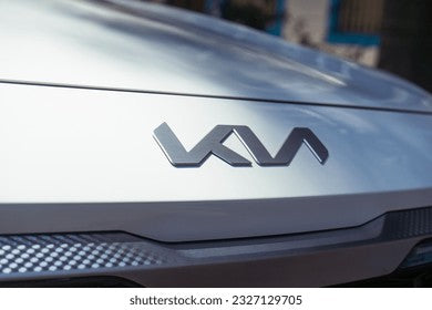 Emblème chromé kia pour coffre arrière de voiture